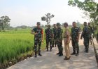 Dandim 0723/Klaten Tinjau Betonisasi Jalan Pertanian TMMD Desa Solodiran Manisrenggo