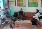Babinsa Koramil 21/Juwiring Jalin Komunikasi Dengan Perangkat Desa Taji, Perbarui Data Teritorial