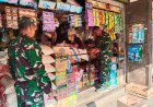 Babinsa Koramil 13/Kemalang Pantau Harga Sembako Di Pasar Kembang, Kondisi Stabil