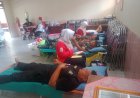 Danramil 19/Trucuk Bersama Babinsa Ikuti Donor Darah, Dukung Ketersediaan Stok Darah PMI Klaten
