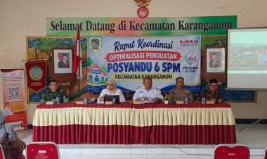 Rakor Optimalisasi Posyandu 6 SPM, Koramil Karanganom Dorong Sinergi Tingkatkan Kesehatan Masyarakat